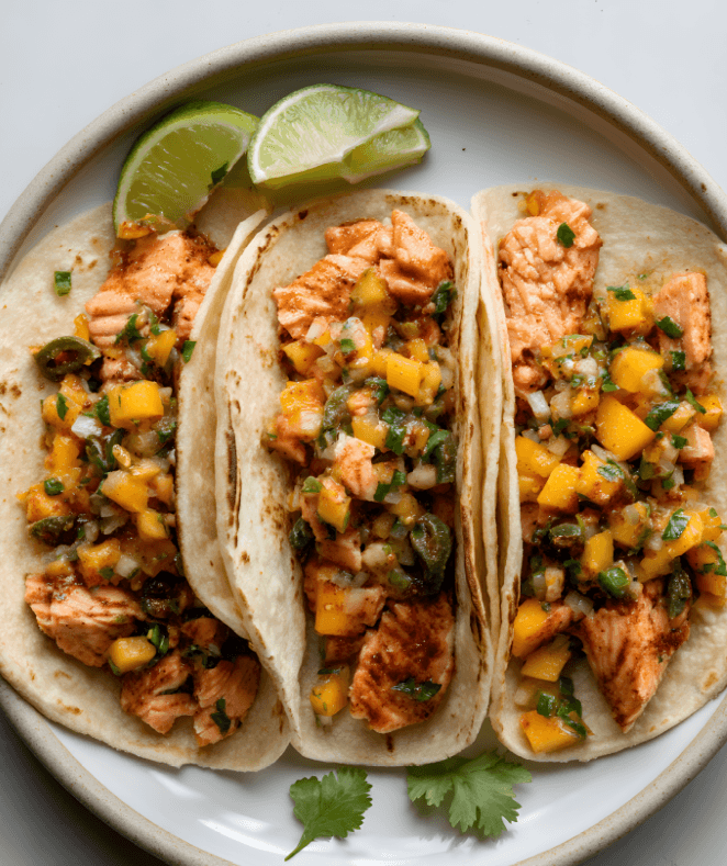 The Best Salmon Tacos