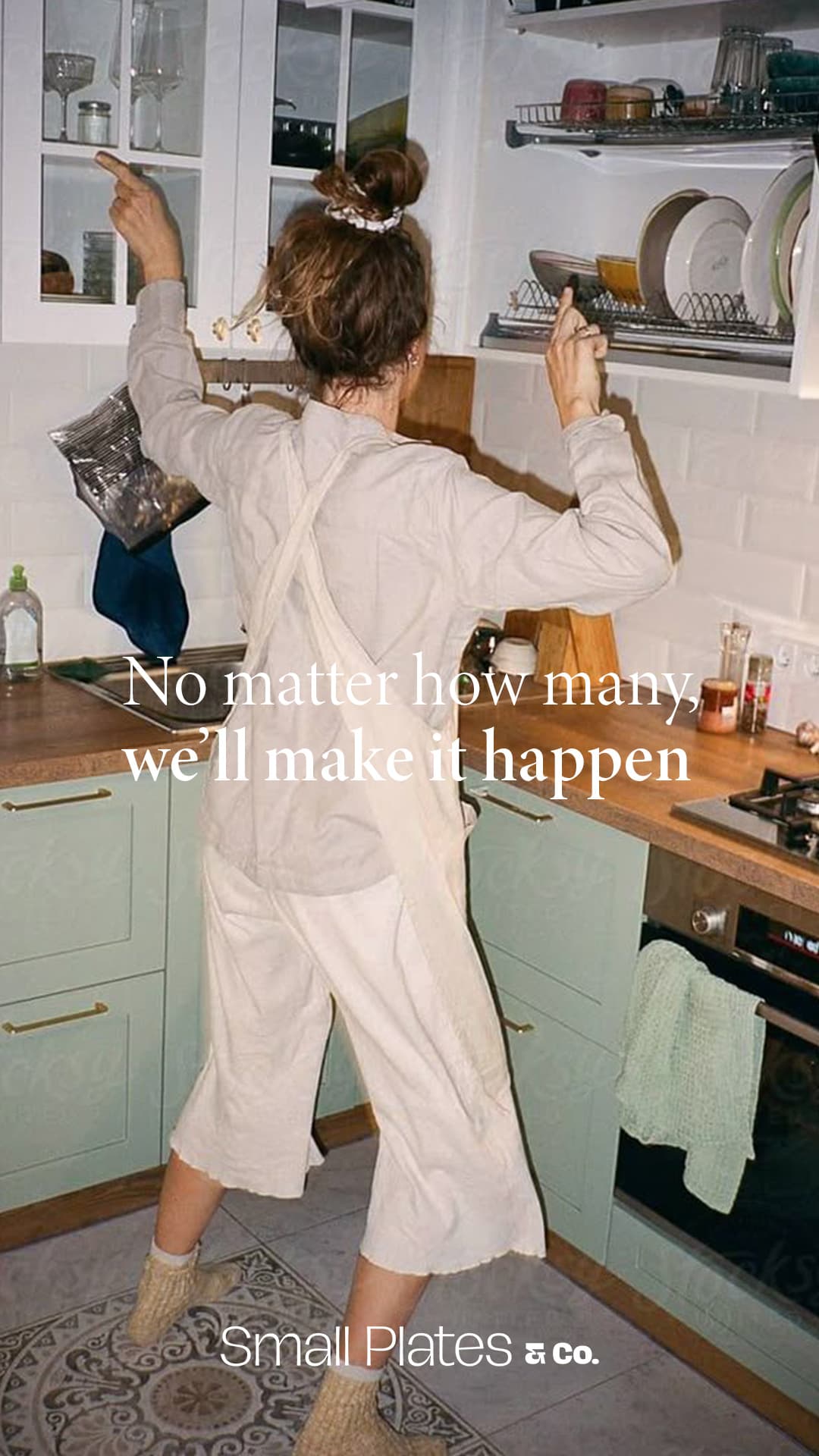 Friends cooking together
