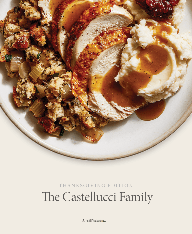 The Thanksgiving edition cookbook, made by one family